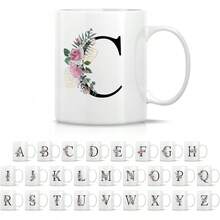 Alphabet Letter C Initial - White