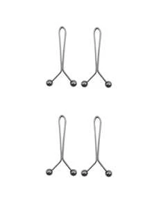 1/2/4个装U型束腰夹，裤腰缩短夹，无需缝纫即可调节腰围/裤脚/裤口长度，适用于服装、围巾、窗帘和日常使用。女士防滑夹，围巾夹，U型束腰夹，腰带固定夹。 - 彩色 - 查看 22