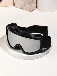 Cool Oversized Versatile Ski Goggles, Unisex Outdoor Skiing & Mountaineering Protective Eyewear - Purple Frame Purple Film - View 8