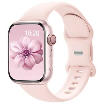 Sport Bands Compatible With Apple Watch Band 38mm 40mm 41mm 42mm 44mm 45mm 49mm 46mm,Silicone Waterproof Strap Compatible With Apple Watch Series 10 9 Ultra 8 7 6 5 4 3 2 1 SE Women Men