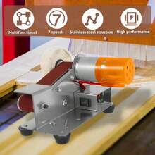 Mini Electric Belt Sander DIY Polishing Grinding Machine Cutter Edges Sharpener - 查看 2