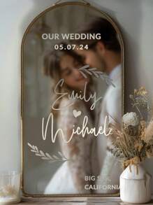 Reserved Seating Wedding Stickers - Wedding Mirror Seating Chart Stickers - Customizable Vinyl Decals, Suitable For Wedding Signs, Mirrors And Reception Decor, Office And School Supplies, Christmas Decorations, Freshmen, Sophomores, Underclassmen