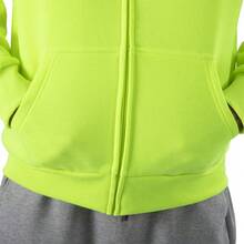 Men's Winter Jacket, Hoodie, Full Zip Warm Hooded Sweatshirt, Multiple Colors Available, With Pockets - 黃色 - 查看 4