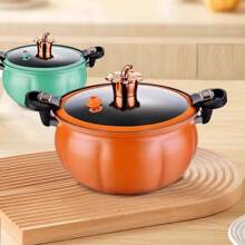 Multi-Function Pumpkin Pot, Large Capacity Soup Pot, Stew Pot, Non-Stick Pot, Pressure Cooker, Suitable For Home Use, Electric & Gas Stove