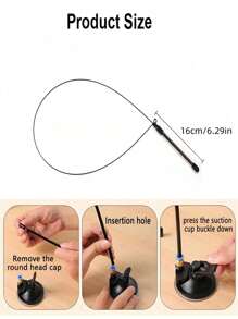 1 Piece Cat Teasing Stick Interactive Toy, Pet Artificial Feather Bell Refill Replacement Catcher Product, Suitable For Cat Exercise And Self-Entertainment, Handheld Teasing Stick,Various Insects Replace The Head,Cat Toys