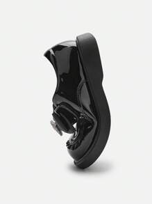 Balabala 女童公主鞋2025秋春玛丽珍正装鞋 - 黑色 - 查看 6