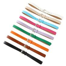 1pc Women's Fashion Square Buckle Jeans Belt - Urban Minimalist Stylish High-End Decoration - 綠色 - 查看 2