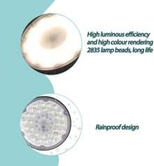 100W/300W/500W UFO LED High Bay Lights,6500K&IP 65 Waterproof LED Light,Hanging With Hook/Chain/Plug Factory Warehouse Workshop Store Garage Gym Industrial Shed Factory (300W)