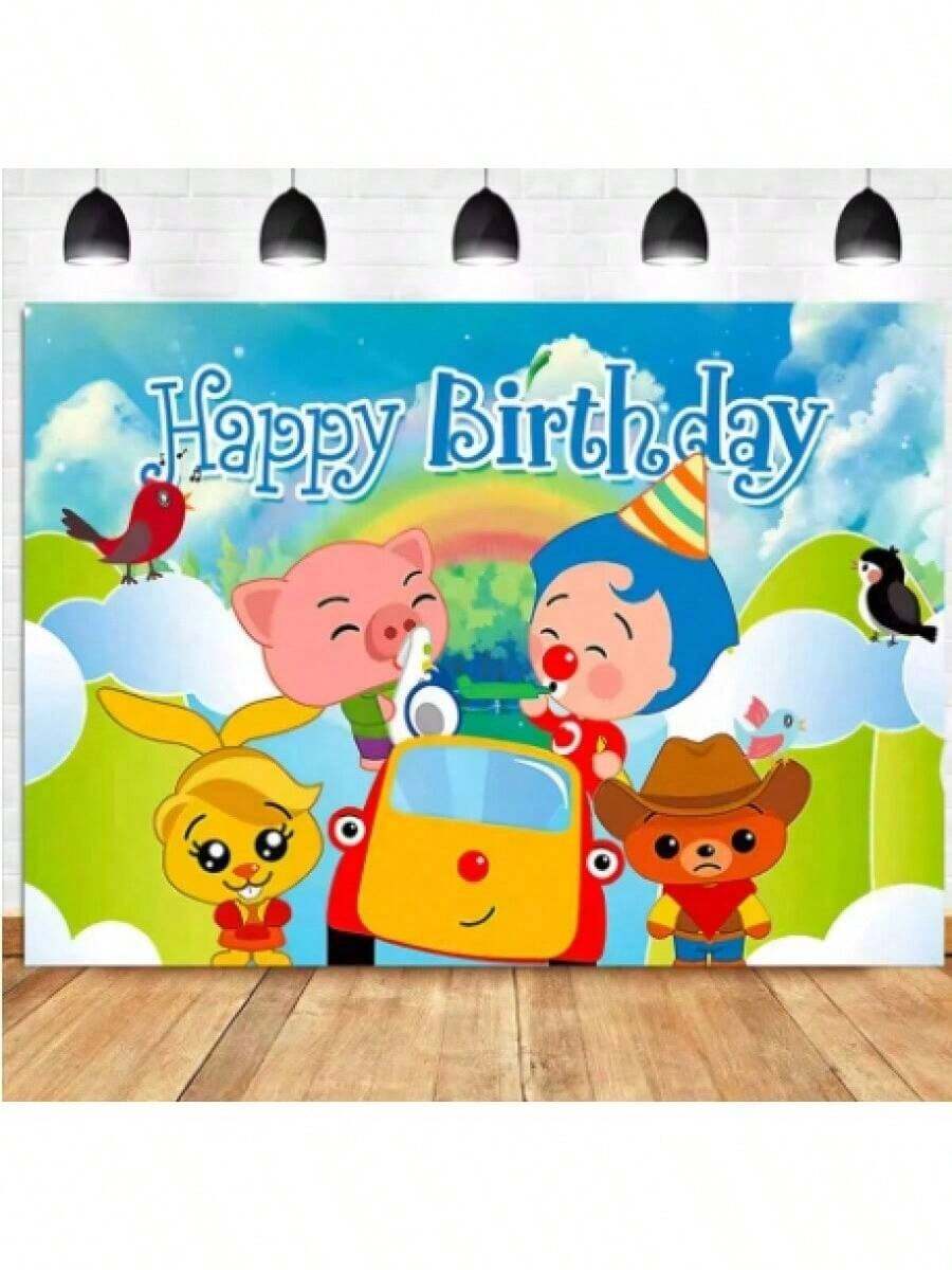 Anime P-Plim P-Plim Anime Flag Polyester Digital Printing Banner For Bedroom Wall Art Tapestry Decoration Flag - 白色 - 查看 1