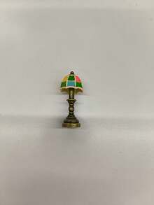 Accesorios de fotografía de escena en miniatura de estilo retro para casa de muñecas, incluyendo modelos de lámparas de vidrio - Multicolor - Ver 8