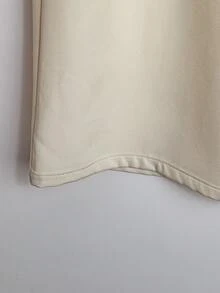 1 pieza Pantalones de mujer de unicolor tejidos con botones, de corte holgado y cómodos, pantalones diarios para todas las estaciones