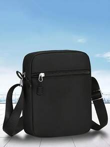 1pc/2pcs Y2K Streetwear Fashion Outdoor Sports Baseball Cap & Crossbody Bag, Adjustable Unisex Cap Can Be Worn Backwards, Great Gift For Yourself And Friends - Black - View 4