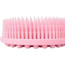 Silicone Body Scrubber, Exfoliating Loofah Women Men, Soft Silicone Body Shower, 2 In 1 Bath And Shampoo Brush Sensitive Skin, Back,Showering, Brush Exfoliator (Pink) - 綠色 - 查看 8
