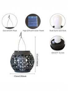 4/8/12pcs Outdoor Solar Lanterns, Namely Solar Flame Hanging Lamps/Solar Chandeliers With Outdoor Flickering Flames, Serve As Outdoor Solar Lights For Decorating Gardens, Courtyards, Terraces, And Trees, As Well As For Camping And Festival Decorations.