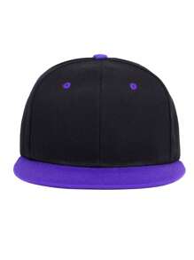 1pc,Unisex,Custom Classic Snapback Hat, Embroidered 6 Panel Cap, Flat Bill, Green Under Visor, Personalized Gift For Men, Embroidery Services, Colorful,Cute,Adorable,Funny,Kawaii,Y2K,Stylish,Unisex,Casual,Custom,Personalized,Unique,Customized,Ideal Gifts For Him,Ideal Gifts For Her,Her,Boyfriend,Girlfriend,Family,Friends - Multicolor - View 24