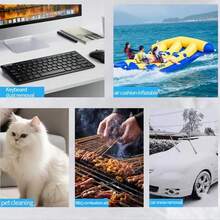 300,000RPM High-Speed Strong Airflow Turbo Jet Fan, Knob-Style Speed Adjustment, Suitable For Dusting, Snow Blowing, Leaf Blowing On Computers, Cars, Etc., Rechargeable 8000mAh Battery