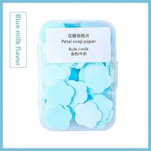 1 Pack Of Travel-Sized Scented Hand Wash Bars, Disposable Water-Soluble Mini Soaps For Outdoor Camping And Hiking, Portable Packaging - 彩色 - 查看 8