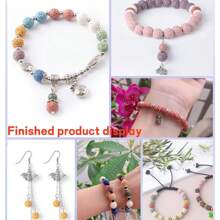 50pcs 8mm Colored Volcanic Stone Round Beads DIY Handmade Bead Jewelry Accessories Bracelet Necklace Accessories