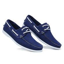 Men's Dress Shoes Moccasin Casual Versatile Formal Dockside Modern Loafer Samello Viena - 藍色 - 查看 3