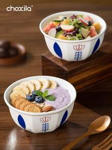 choxila 1个中东风格甜点碗/杯，郁金香或椰子树图案，可用作茶几上的零食和水果托盘，高品质托盘，适合家庭聚会、下午茶、卧室、客厅和酒店使用。 - 甜點碗 - 查看 4