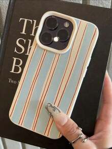 Funda de Teléfono con Textura de Cuero Sintético Compatible con iPhone 17 Air/16E/15/14/13/12/11 Pro/Promax/Plus/X/XS/XS Max, Buen Agarre, Múltiples Colores Disponibles, Protección de Borde Suave, Adecuada para Hombres y Mujeres - Blanco antiguo - Ver 3