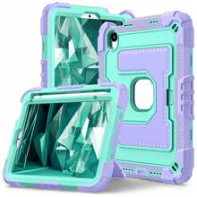 Military Industry Anti-Fall Tablet Protective Case Compatible With Ipad Soft Anti-Fall Protection, Ultra-Thin/Smart Stand Compatible With Ipad 10.2/10.9/11, 10th Gen, Ippad Air 11, Ipad Air4/5 - Multicolor - View 19