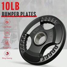 Weight Plates  Rubber Grip Plates 2Inch Cast Iron Grip Plates Bumper Plates For Strength Training Weightlifting Crossfit Weights For Home Gym