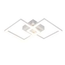 Glitzerlife Ceiling Lamp LED Ceiling Light Kitchen: 24W Kitchen Lamp Black Living Room Lamp Modern Design Hallway Lamp Warm White Hallway Bedroom Lamp Square Ceiling Lighting For Living Room Bedroom - trắng - Xem 9