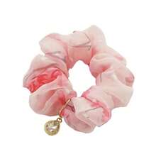 Korean Style Pearl Scrunchies - Fashion Floral Fabric Hair Ties Women - Korean Flower Accessoriesvalentine's Day RFC0 - 2-粉紅色 - 查看 6