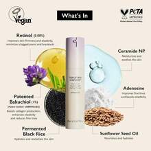 HaruHaru Wonder Black Rice Night Knight Retinol Serum Refines & Smooths Skin, Firms It, Reduces Fine Lines, And Provides A Hydrating Formula 0.67 Fl.Oz. - Lựa chọn duy nhất - Xem 2