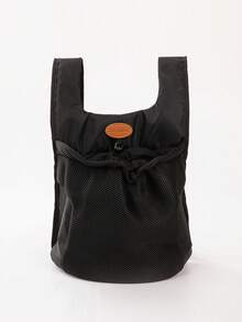 1pc New Simple Pet Bag Dog Cat Pet Backpack Top Hole Adjustable Exposed Chest Bag Small And Medium Pet Outing Bag Portable Mesh Breathable Wide Shoulder Strap Pet Backpack Shoulder Strap Adjustable All Seasons Available