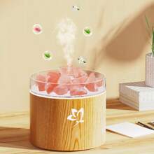 Crystal Salt Stone Aromatherapy Machine Colorful Atmosphere Light Atomization Humidification 160ml Large Capacity Multiple Scenarios Suitable For Office, Living Room, Bedroom - Multicolor - View 10