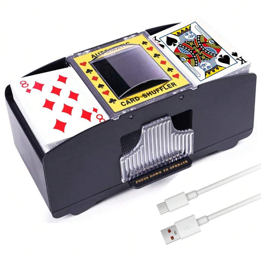 Embaralhador Automático Cartas Uno Baralho Truco - Multicolorido - Visão 1