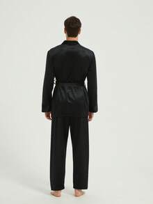 طقم ملابس رجالي كاجوال من الفليس الألماني للشتاء، تتكون من ملابس علوية وبنطلون