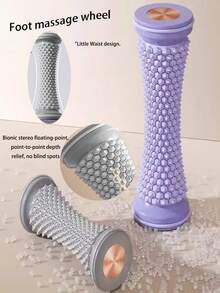 1 pieza Rodillo de masaje profundo para pies, rodillo de relajación del arco del pie, rodillo de masaje multiusos para pies, adecuado para usuarios de tacones altos a largo plazo/dolor de pies por ejercicio prolongado, escuela, vuelta al colegio, viaje, artículos esenciales de viaje, artículos esenciales del hogar, spa, herramienta de masaje, masaje