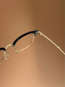 "LILY"Series Blue Light Glasses For Woman, Fashion Computer Glasses On Office Reduce Eye Strain Anti Migraine For Working Reading,Safety Glasses Blue Light Blocking Glasses  Protection Computer Gaming Glasses   Women Cute Light Weight Red Frame Oversized Non Prescription Small Face Square Cat Eye  Reduce Eye Fatigue On Computers, TVs, Phones, And Games, Suitable For Computer Lense Screen Protector Plain Glasses   Clear Lens Glasses Blue Light   Light Blocking Glasses Blue Light Glasses Light Glasses For For Women Men  Light Glasses For    Glasses For Women  99 Blue Light  Glasses For Woman - 金色 - 查看 3