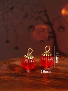 5/10/20 pezzi Perline fai-da-te per artigianato, decorazioni a forma di zucca di Ognissanti, perline pendenti, perline sparse, accessori per collane e braccialetti fatti a mano