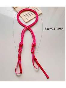 1pc New Fashion Embroidered Cute Tiger Head Design Foldable Nylon Tote Bag, Adjustable Shoulder Strap, Suitable For Commuting, Party, Shoulder/Crossbody, Bags For Ladies Fashionable