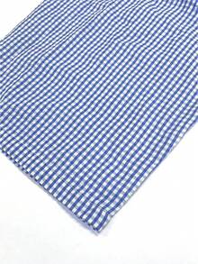 2026 Spring/Summer Plus Size Plaid Pants, Bohemian Style Beach Pants, Ibiza Music Festival Celebration, Derby Day Style - Blue - View 10