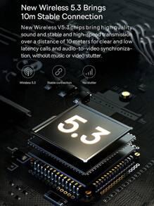 MEIYIXING A9 Pro 智能触屏耳机，触屏耳塞，13 种功能无线耳机蓝牙 5.4，带 LED 屏幕的触控耳塞，ANC/ENC 防噪，40 小时播放时间，适用于 iOS 和 Android，黑色 - 彩色 - 查看 3