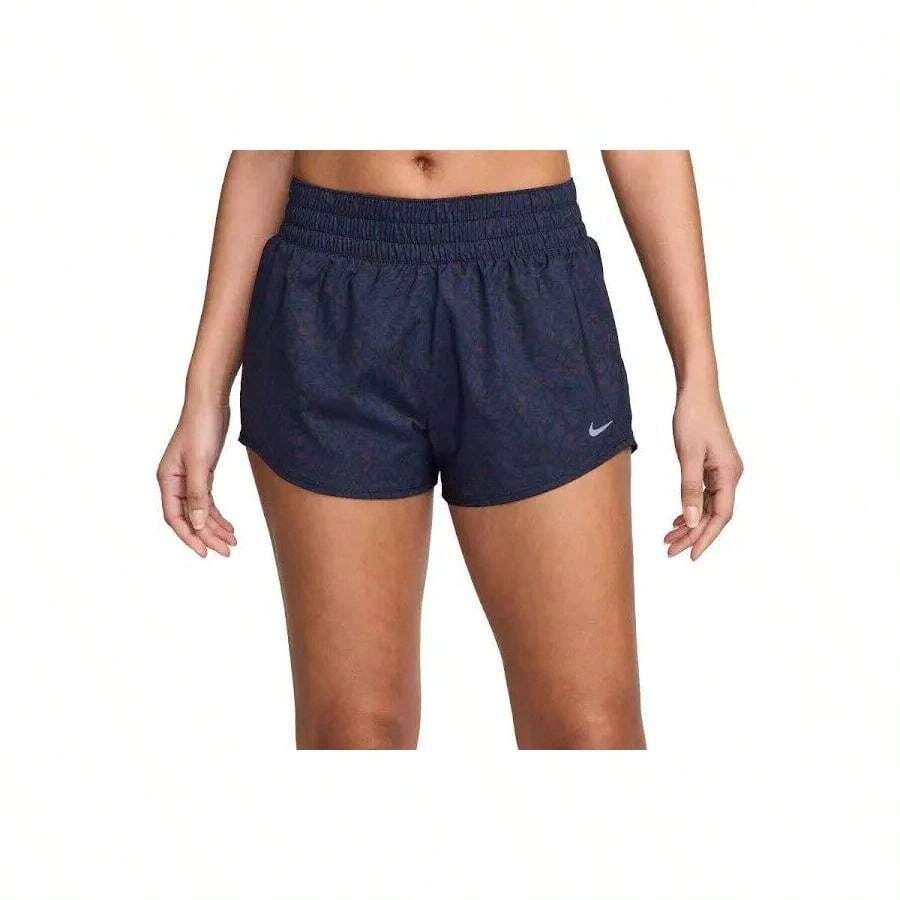 Nike Shorts Women's M Blue Brief-Lined Elastic Waist Performance DSG121 - Màu xanh lam - Xem 1