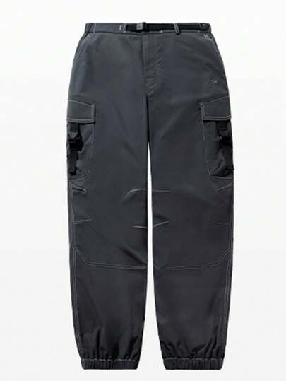 CAMEL CROWN Men's Waterproof Warm Fleece Casual Loose Fit Outdoor Work Pants