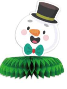 1 قطعة ديكور عسلي للكريسماس، ديكور طاولة الحفلات، قطعة مركزية لطاولة الطعام، حامل عسلي من الورق