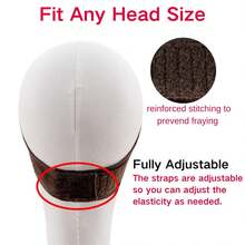 Wig Grip Band Women Adjustable: Wig Gripper With Ear-Cutouts Natural Lace Edge - Adjustable Non-Slip Off Band With Hook And Loop Comfortable Breathable No-Headache