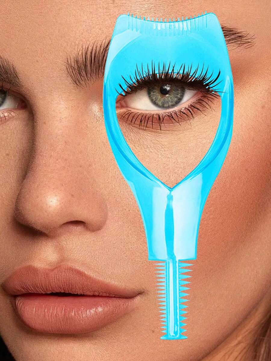 Bộ 2/1 dụng cụ chuốt mascara 3 trong 1, bao gồm dụng cụ bảo vệ mascara, dụng cụ hỗ trợ chuốt mi, 1 dụng cụ trang điểm tái sử dụng, phù hợp cho người mới bắt đầu chuốt mascara và kẻ mắt tự nhiên không bị vón cục, bao gồm dụng cụ tách mi và nhíp, lý tưởng cho các bạn nữ, quà tặng, du lịch, đồ dùng giá rẻ, vật dụng cần thiết khi đi du lịch. - Nhiều màu - Xem 1