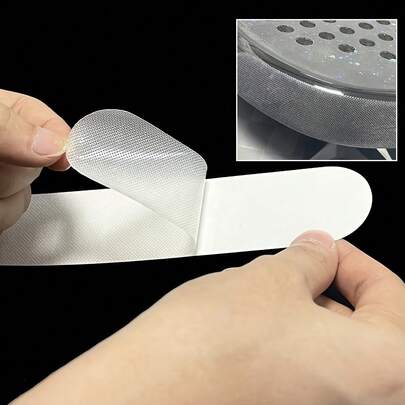 3pcs High Quality TPU Plaid Transparent Badminton Racket Accessories, Durable Badminton Frame Protector, Transparent Racket Edge Protector Tape