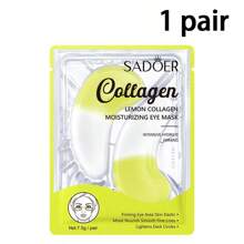 1对/5对/10对胶原蛋白保湿眼膜，凝胶眼膜，淡化细纹和皱纹，减少黑眼圈，改善眼部浮肿和放松，含有胶原蛋白和透明质酸，深层滋润，缓解干燥和粗糙的皮肤，提亮眼周，紧致眼部皮肤并增强弹性，适合所有肤质 - 彩色 - 查看 23