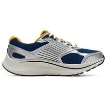 Skechers 男士 Go Run Consistent 2.0 跑步鞋，户外休闲轻便舒适运动鞋，220884-NVYL - 海軍藍色/黃色 - 查看 3
