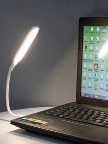 Mini lampe portable pliable USB pour ordinateur portable, convient pour la lecture, le travail, la batterie externe, le camping, l'ordinateur portable, les livres, la veilleuse