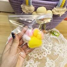 1pc Cute Cat Paw Stress Relief Toy, Fidget Toy, Jelly-Like Crystal Squeeze Toy, Super Soft Squeezing Toy, Exquisite Birthday/Christmas/Halloween Gift, Perfect Present